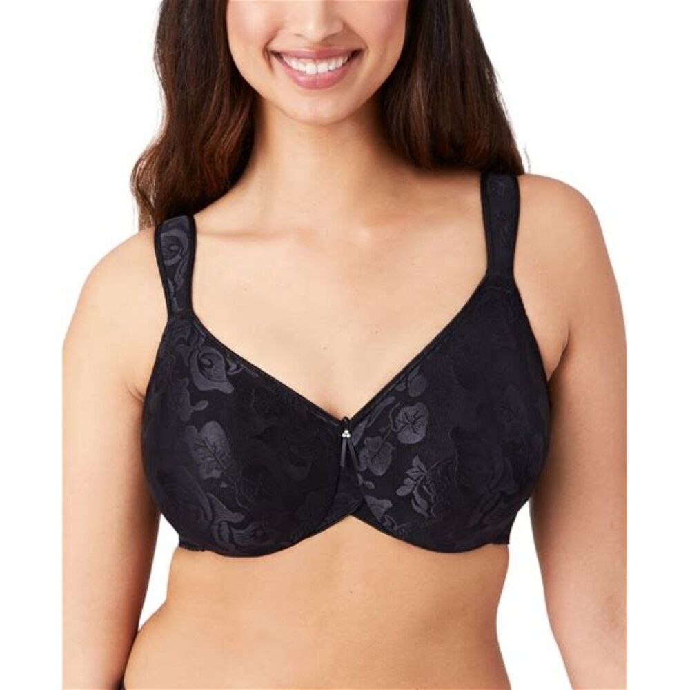 Wacoal Awareness 85567 Underwire Bras 2-Pack Black & Nude 40G Full Coverage - Picture 7 of 7